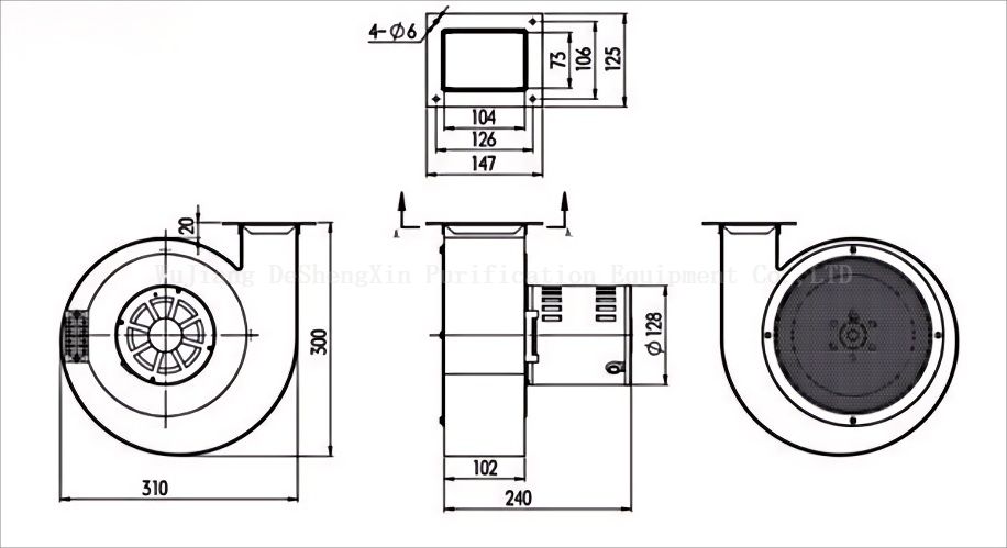 Outline and installation dimension drawing DF-7 轮廓和安装维度图DF-7