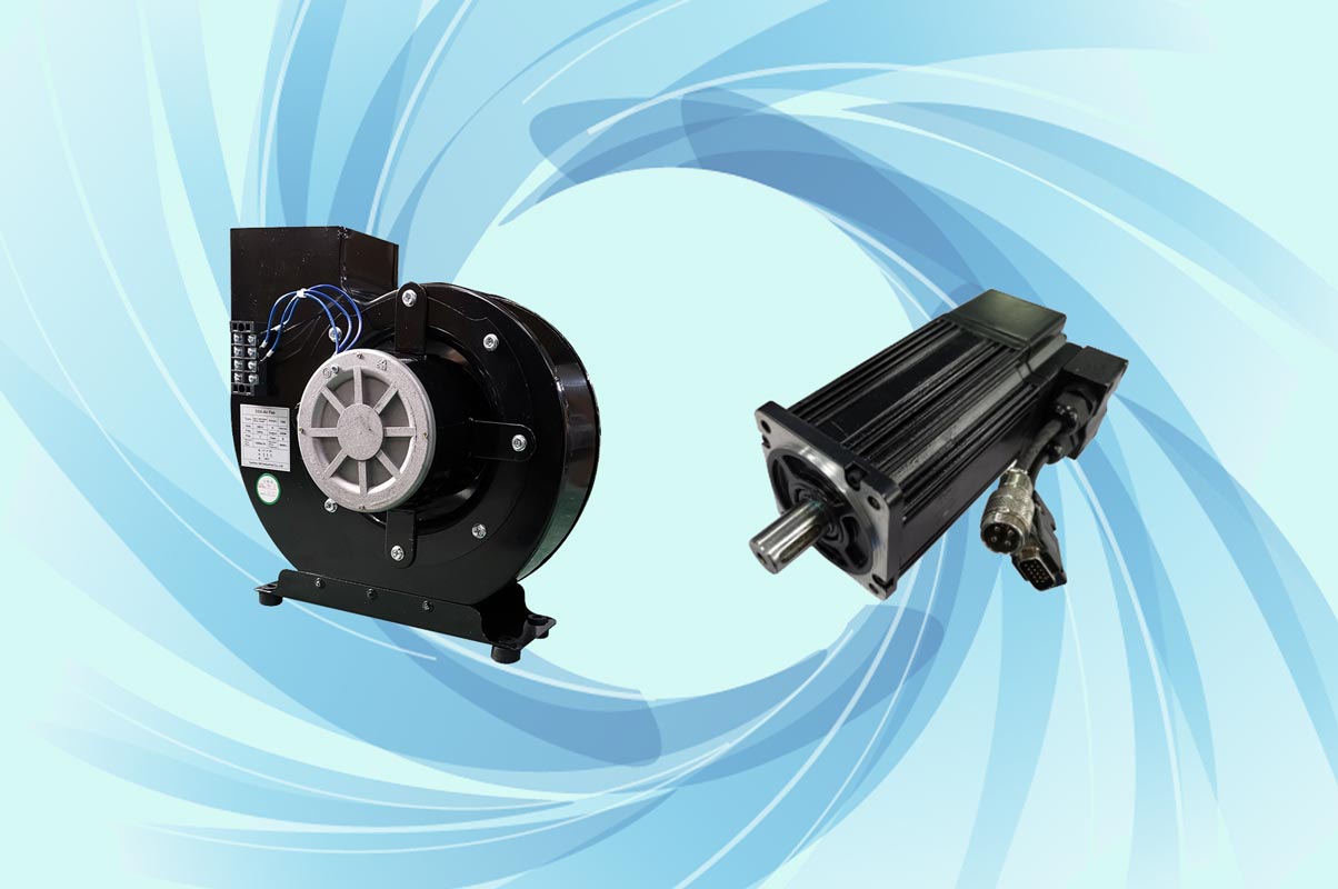 离心风机及伺服电机