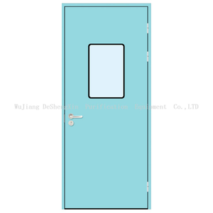 洁净室单开门，用于医院，研究实验室和药品设施的钢门