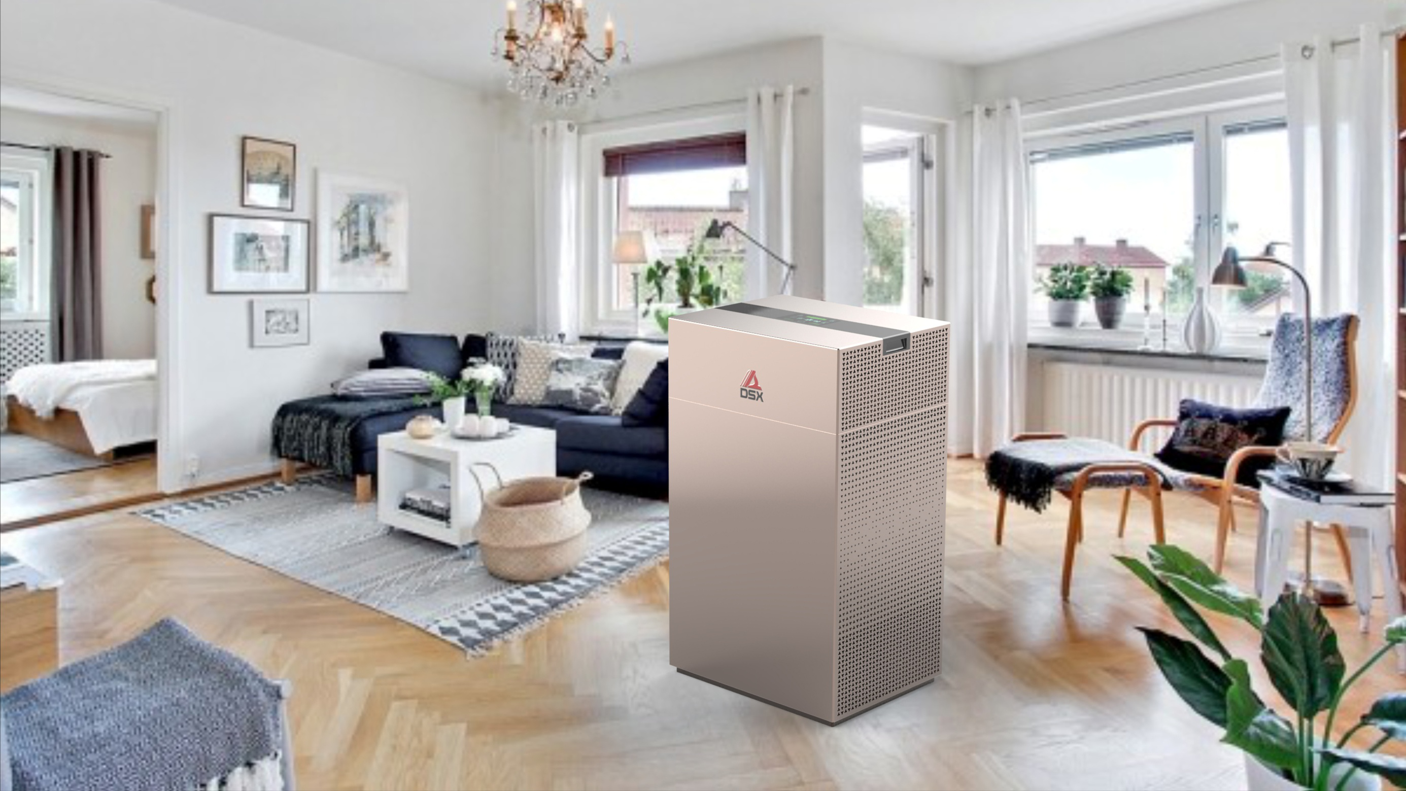 空气净化客厅空气净化器可提供新鲜和干净的空气