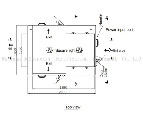 T-type air shower room drawing (2).jpg