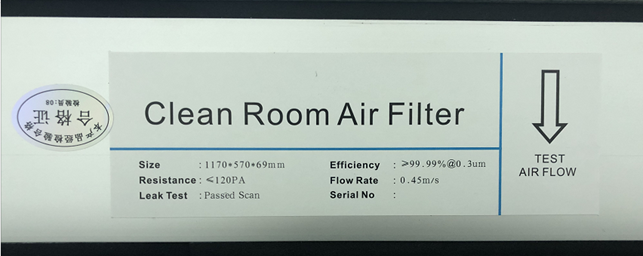 请注意标签风量的方向。