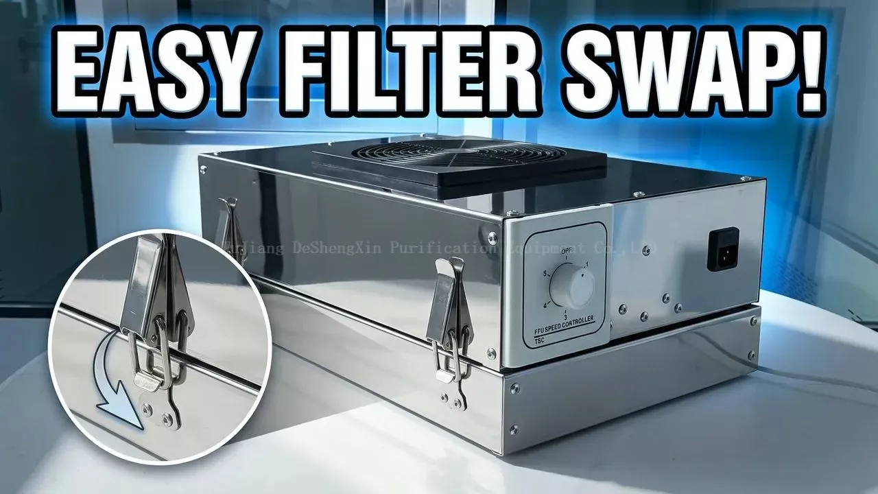 镜面不锈钢卡扣式EFU/FFU